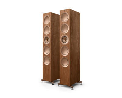 R11 Meta 4x6.5" +5" 3-Way Floor Standing HiFi Speaker Walnut PAIR