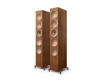 KEF R11 Meta 4x6.5 +5 3-Way Floor Standing HiFi Speaker Walnut PAIR - Image 1