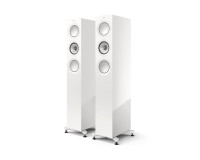 KEF R5 Meta 2x5.25 + 5 3-Way Floor Standing HiFi Speaker White PAIR - Image 1