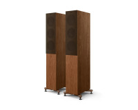 KEF R5 Meta 2x5.25 +5 3-Way Floor Standing HiFi Speaker Walnut PAIR - Image 2