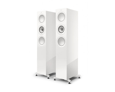 R7 Meta 2x6.5" + 5" 3-Way Floor Standing HiFi Speaker White PAIR