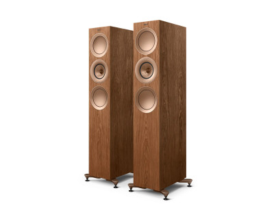 R7 Meta 2x6.5" + 5" 3-Way Floor Standing HiFi Speaker Walnut PAIR