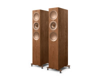 KEF R7 Meta 2x6.5 + 5 3-Way Floor Standing HiFi Speaker Walnut PAIR - Image 1