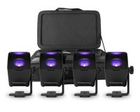 CHAUVET DJ Freedom H1 PACK OF 4 Battery Washlight 10W RGBAW+UV BLACK - Image 1