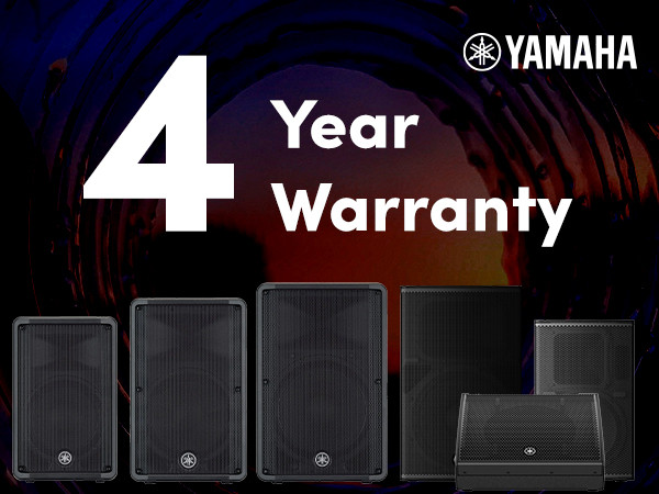 Yamaha DBR, DHR 2+2 Years Extended Warranty