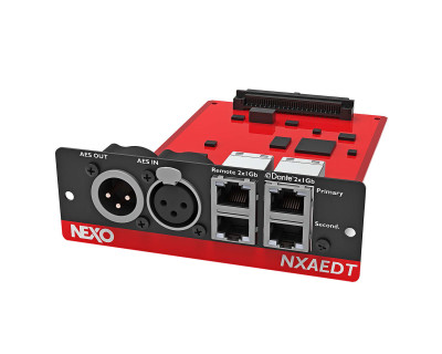 AEDT Dante and AES Extension Card for NXAMPMK2 Amp/Controller
