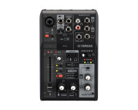 Yamaha AG03 MK2 3-Channel Mixer with USB Audio Interface Black - Image 1