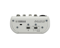Yamaha AG03 MK2 3-Channel Mixer with USB Audio Interface White - Image 3