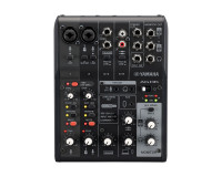 Yamaha AG06 MK2 6-Channel Mixer with USB Audio Interface Black - Image 1