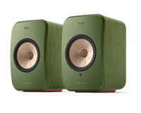 KEF LSX II 4.5 2-Way Uni-Q Wireless Loudspeaker Olive PAIR - Image 1