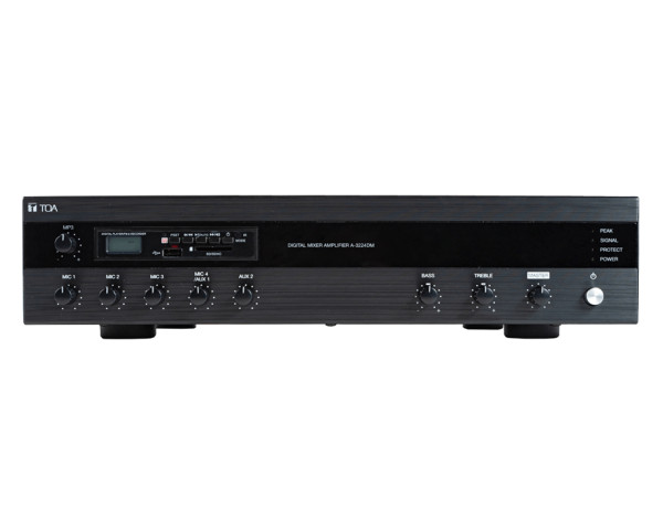 TOA A-3224DM 240W Digital Mixer Amplifier with MP3 and Bluetooth - Main Image