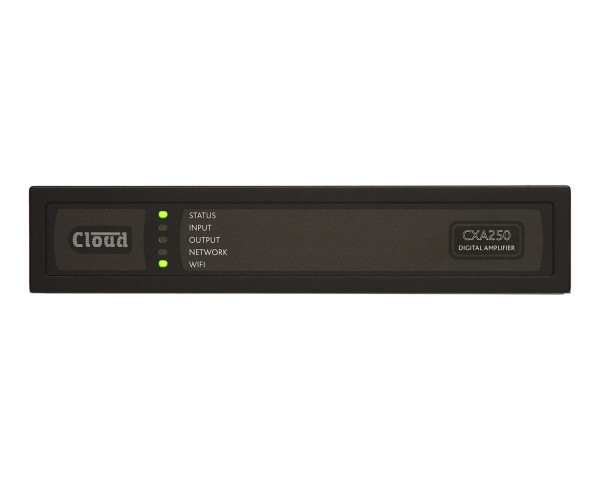 Cloud CXA250 Digital Amplifier 1x250W(100V) 2x125W(LowZ) DSP / Ethernet - Main Image