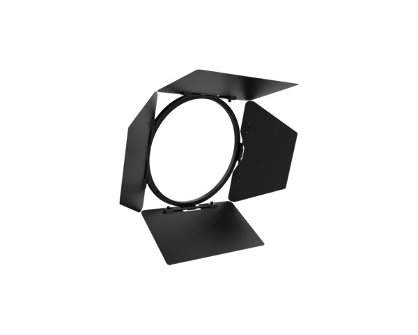 Chauvet Professional COLORdash H18X Four-Leaf Aluminium Barndoor Black - Main Image