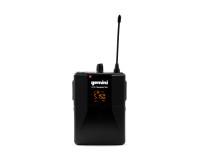 Gemini GMU-HSL100 Lapel Wireless Mic System Mic + Body Pack / Receiver - Image 4