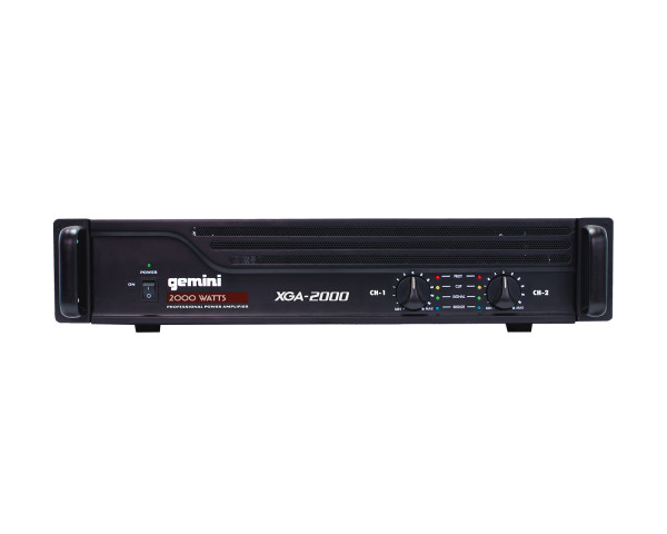 Gemini XGA-2000 2-Channel Power Amplifier 2 x 125W @ 4Ω 2U - Main Image