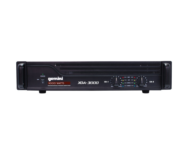 Gemini XGA-3000 2-Channel Power Amplifier 2 x 175W @ 4Ω 2U - Main Image