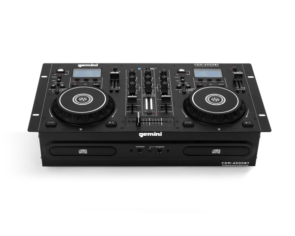 Gemini CDM-4000BT Dual CD and USB DJ Media Player + Bluetooth - Main Image