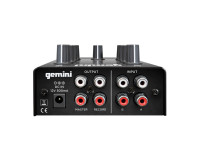 Gemini MM1BT 2-Channel Miniature DJ Mixer with 2-Band EQ + Bluetooth - Image 7