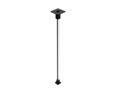 XC80-B Top-Mount Ceiling Bracket 1500mm Tube Type 80 40kg Black