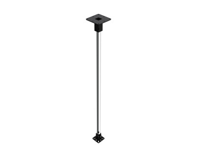 XC90-B Top-Mount Ceiling Bracket 1500mm Tube Type 90 40kg Black