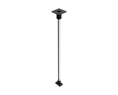 XC100-B Top-Mount Ceiling Bracket 1500mm Tube Type 100 40kg Black