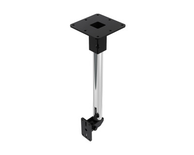 ZA75-B Back-Mount Ceiling Bracket 500mm Tube Type 75 40kg Black