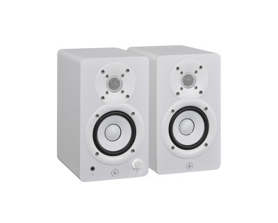 HS3 3.5" 2-Way Compact Studio Monitor Speakers Class D Amp White