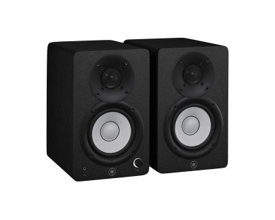 HS4 4.5" 2-Way Compact Studio Monitor Speakers Class D Amp Black