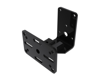 WME100-101-B Back Mount Wall Bracket Type 100 126-146mm Black