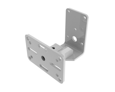 WME100-101-W Back Mount Wall Bracket Type 100 126-146mm White