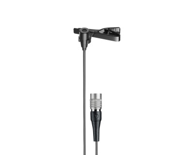 ATR35cW Mini Omni Condenser Lapel Mic cW 4-Pin Plug BLACK