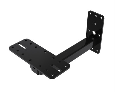 WHO140-B Bottom Mount Tilting Wall Bracket 323mm Type 140 Black