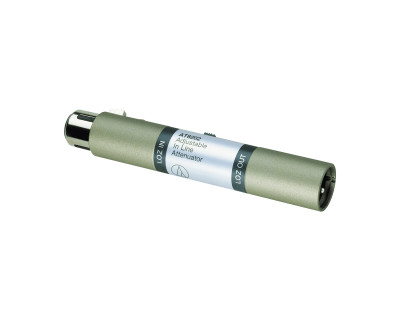 AT8202 In-line Attenuator -10-20-30dB XLRM Out
