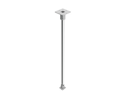 XC80-W Top-Mount Ceiling Bracket 1500mm Tube Type 80 40kg White