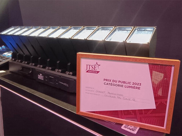 CHAUVET Professional COLORado PXL Curve 12 Wins Public Choice Innovation Award at JTSE