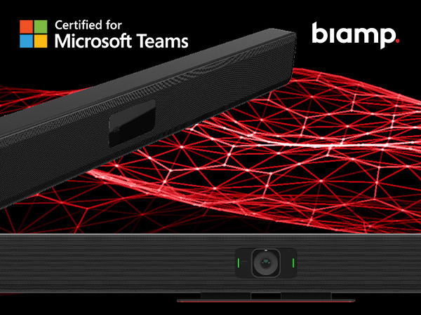 Biamp Parlé Family of Conferencing Bars Earn Microsoft Teams Room Certification