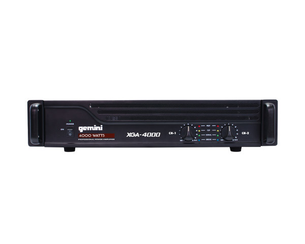 Gemini XGA-4000 2-Channel Power Amplifier 2 x 250W @ 4Ω 2U - Main Image