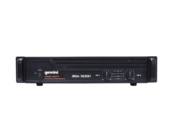 Gemini XGA-5000 2-Channel Power Amplifier 2 x 300W @ 4Ω 2U - Main Image
