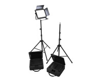 CHAUVET DJ CAST Panel Pack Lighting Solution (2xFixtures/2xTripods/2xBags) - Image 1