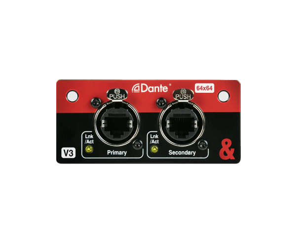Allen & Heath SQ Dante V3 Dante Module for SQ Series and AHM-64 Mixers - Main Image