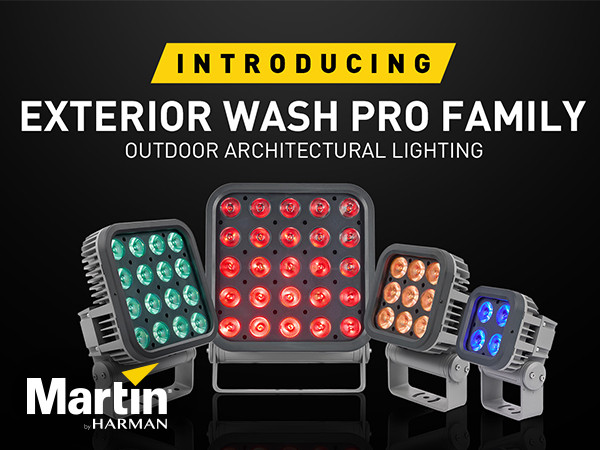 Martin Professional Introduces Versatile Exterior Wash Pro Family