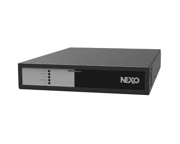 NEXO nanoNXAMP4 4Ch Power Amp and Controller 4x250W @ 4Ω Half 1U - Main Image