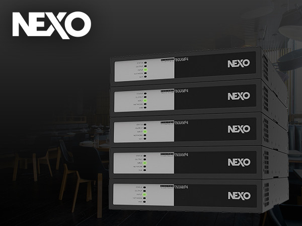 New nanoNXAMP4 Powered TD Controllers from NEXO