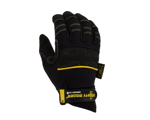Dirty Rigger Comfort Fit Mens Full Finger Rigging / Loader Gloves (M) - Main Image