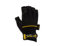Dirty Rigger Comfort Fit Mens Fingerless Rigging / Operator Gloves (M) - Image 1