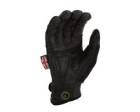 Dirty Rigger Leather Heavy Duty Full Finger Rigging / Loader Gloves (M) - Image 3