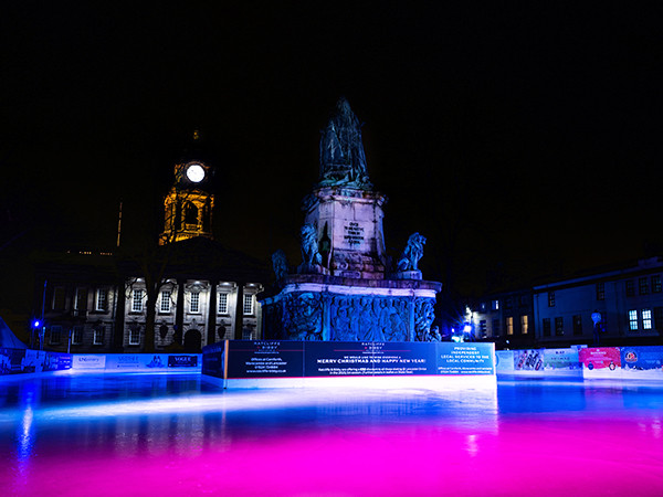 Transforming Lancaster On Ice with CHAUVET, KEF, and Cloud