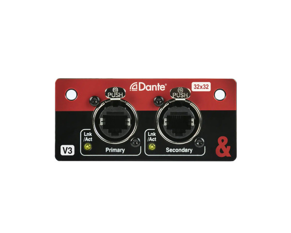 Not Applicable SQ Dante V3 32x32 Dante Module for SQ Series and AHM-64 Mixers - Main Image