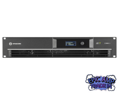 C3600FDI Install Series DSP Power Amp 2x1700W @ 4Ω 2U
