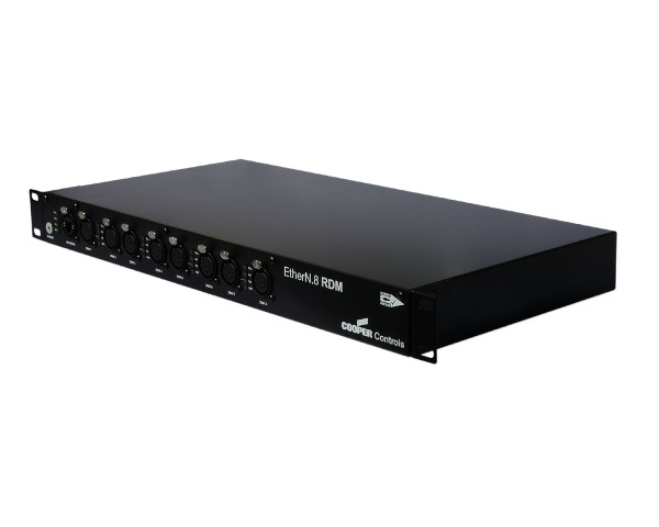 Zero 88 EtherN.8 RDM 8 Universe DMX/RDM Ethernet Interface 1U - Main Image
